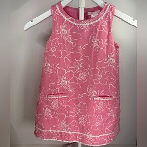 Girls ‘Janie and Jack’ Pink Floral Casual Dress